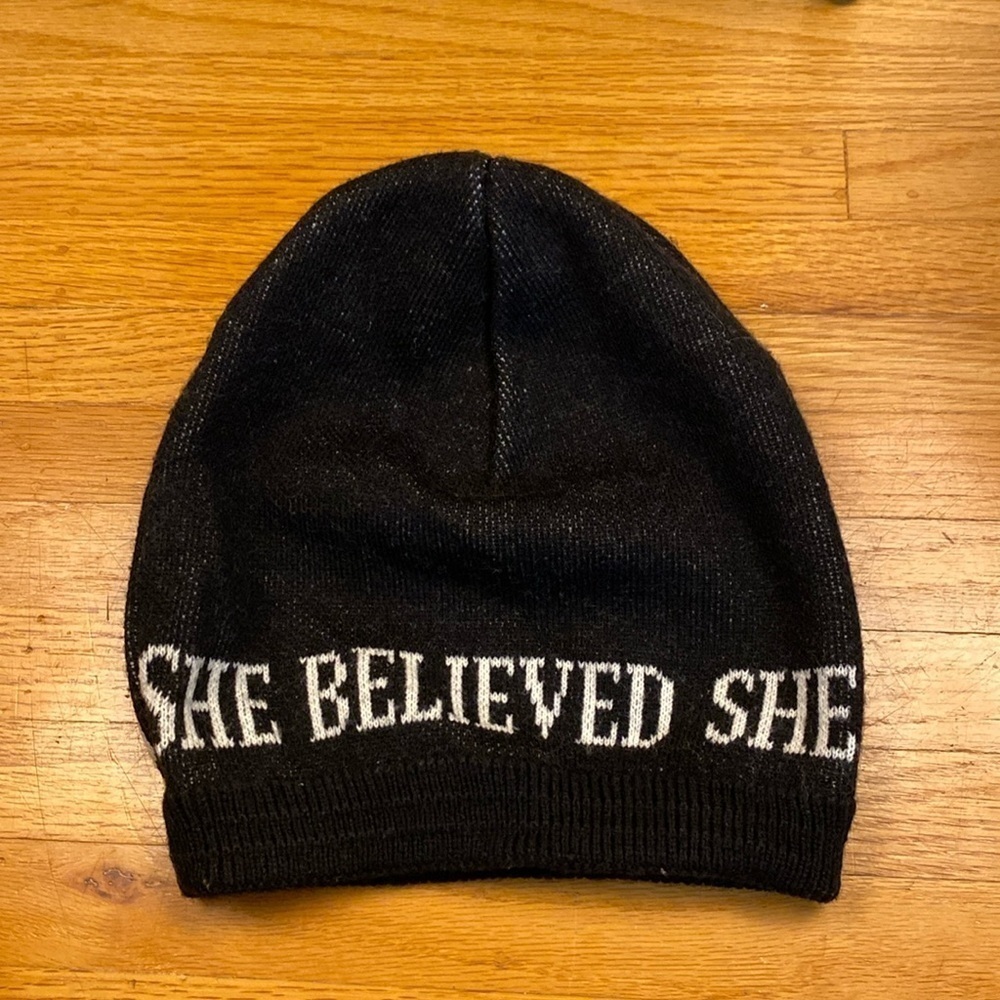 Parkhurst tuque beanie she believed she could so she did one size acrylic